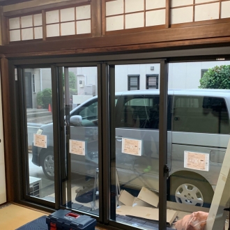 既存の雨戸はそのまま利用して窓を新しく交換！LIXIL リプラス～西東京市 S様 ②～