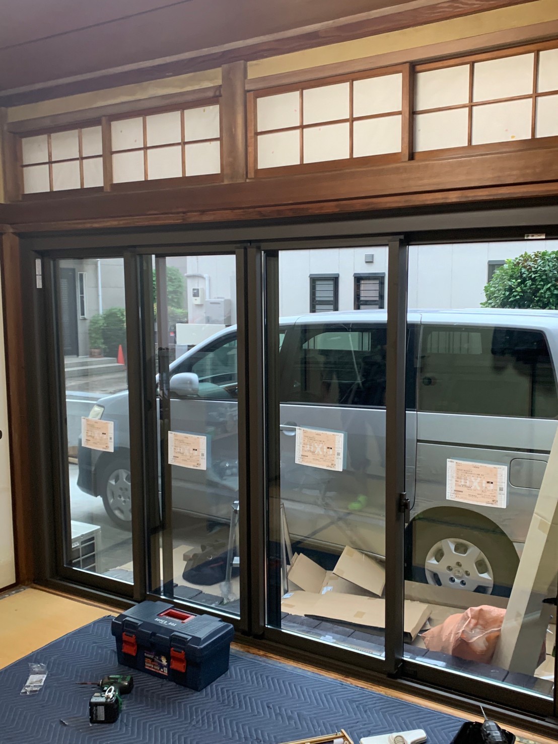 既存の雨戸はそのまま利用して窓を新しく交換！LIXIL リプラス～西東京市 S様 ②～