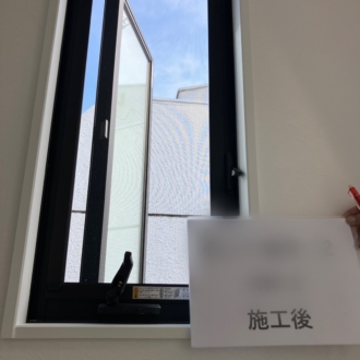 縦すべり窓をマドリモで断熱・気密性アップし快適空間へ～東京都文京区 T様～